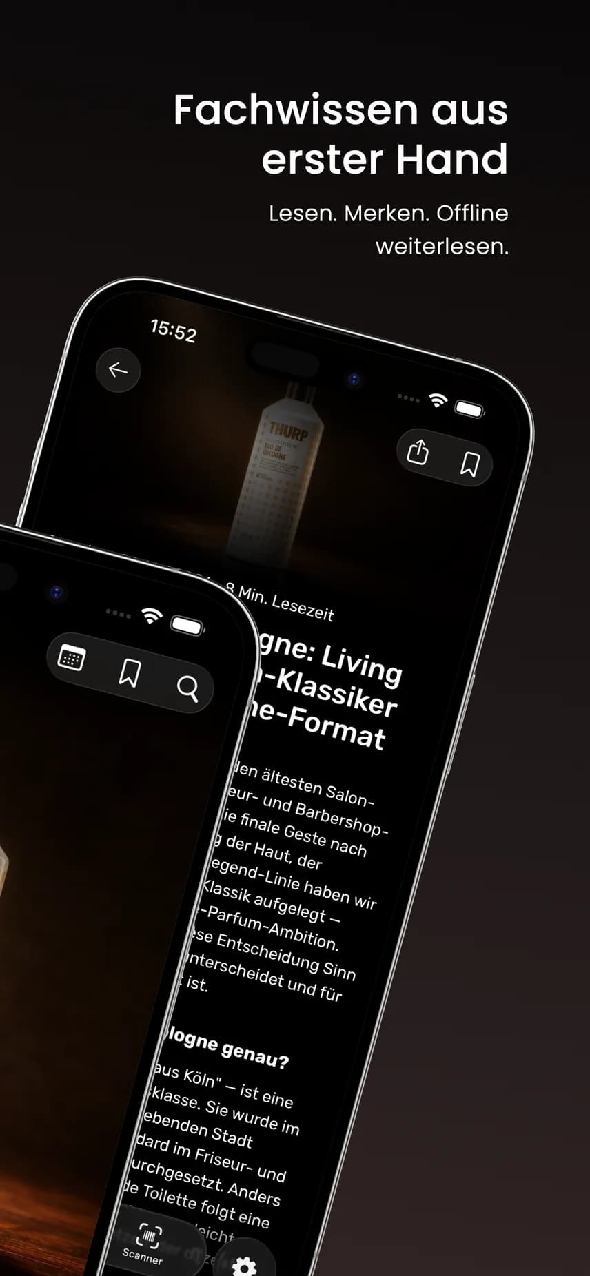 Magazin-Artikel in der Thurp App, offline lesbar
